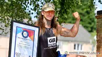 Man battling hernia breaks world record after running 140 ultramarathons in a year