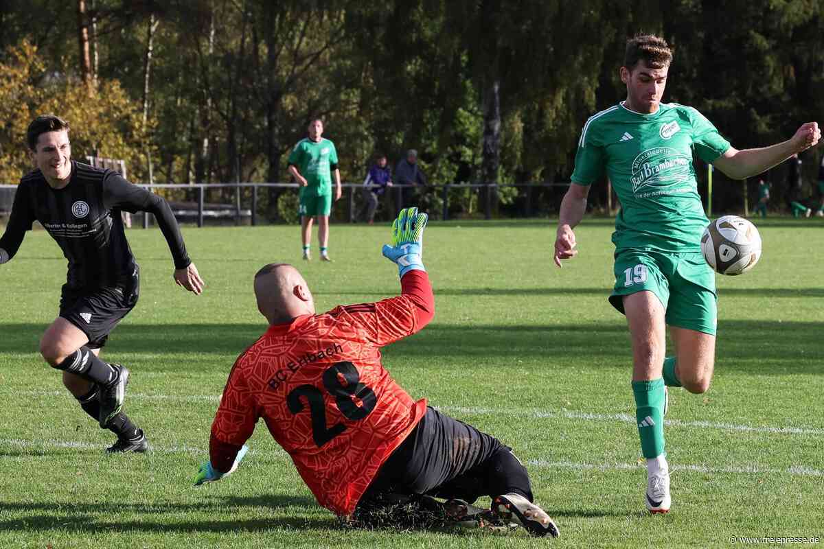 Fußball-Vogtlandliga: BC Erlbach schrammt an Niederlage beim alten Schlusslicht vorbei
