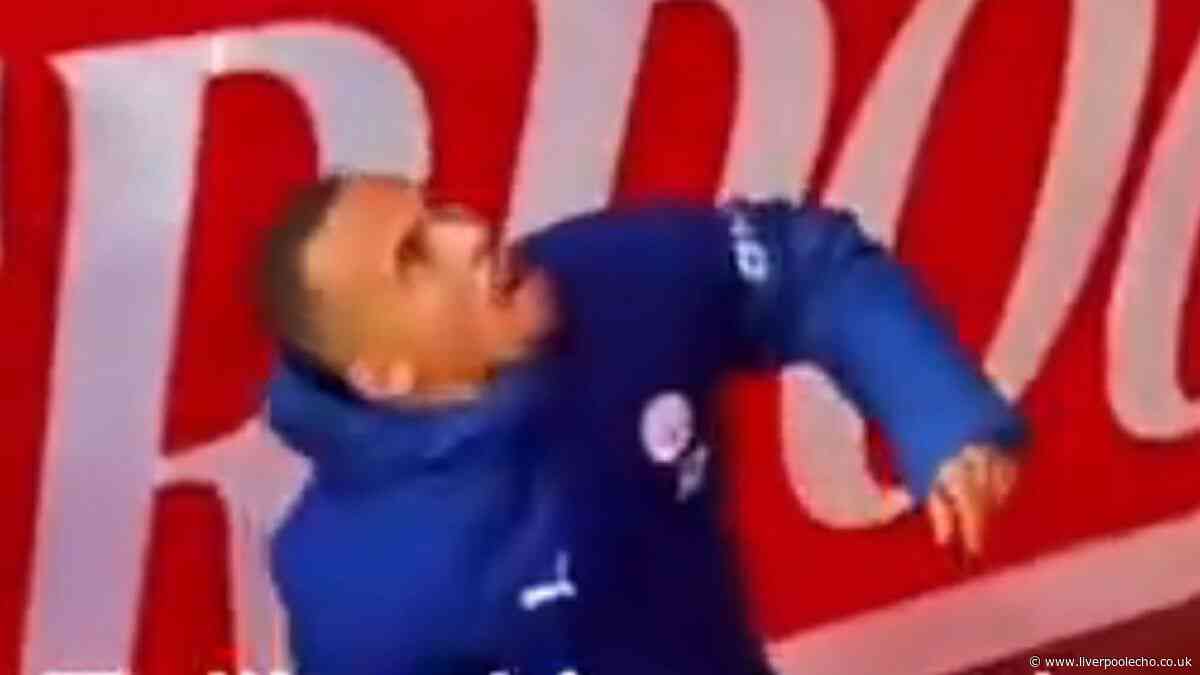 Iliman Ndiaye caught shouting three words from Liverpool tunnel that Everton fans will love
