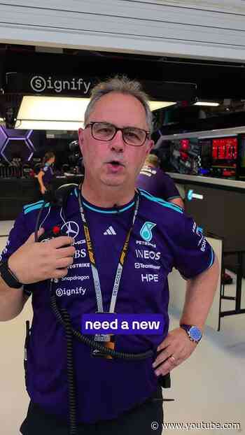 Incredible job by the Team to rebuild George’s car in time for Quali 💪🛠️ #mercedesf1 #georgerussell
