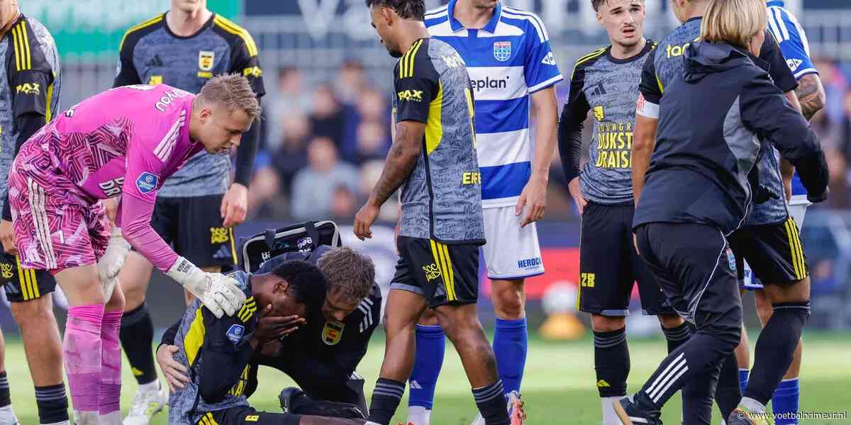 Flinke domper voor Cambuur: einde seizoen door zware blessure