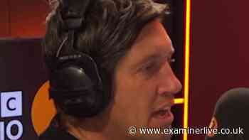 Vernon Kay reacts as BBC Radio 2 listener fumes 'how dare you say that about Yorkshire'