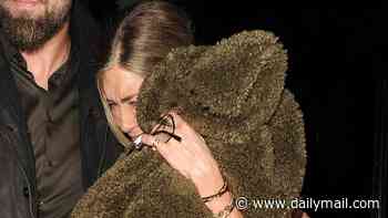 Jennifer Aniston and Olivia Wilde bond with their Naughty co-stars over an intimate London dinner date until 1am