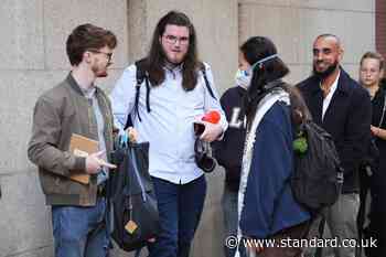 Security guard ‘sprayed with fire extinguisher by Palestine Action intruders’