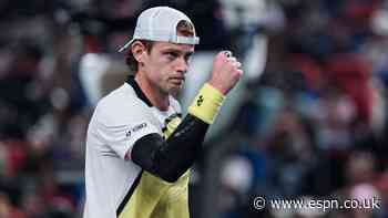 Bergs stuns 2-seed Alcaraz in straight sets at Shanghai Masters