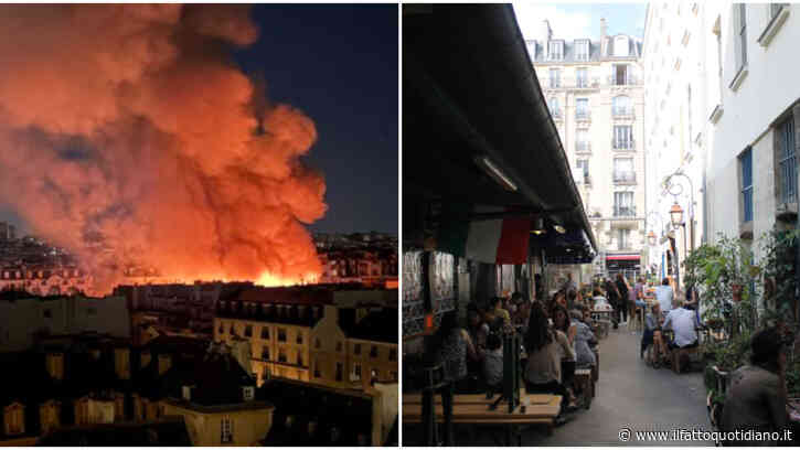 Notte di fuoco a Parigi: il mercato storico degli Enfants Rouges, fondato nel 1615, è distrutto. Nessun ferito grave, il sindaco: “Siamo devastati”