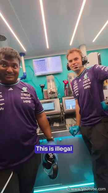 Did you know….it’s illegal to look that good in Vanda Bloom purple? 😉💜 #mercedesf1 #singaporegp