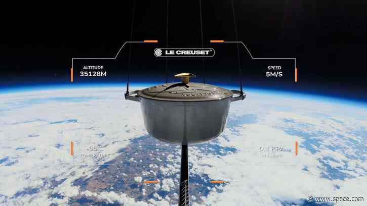 Le Creuset just sent a Star Trek-themed casserole dish to space... ish (video)