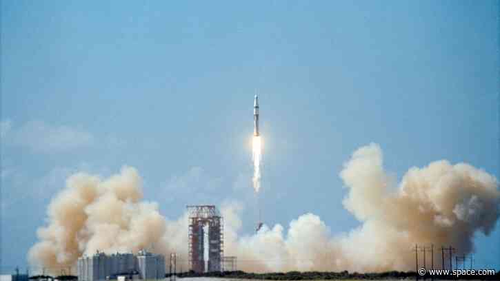 On this day in space! Oct. 11, 1968: Apollo 7 launches into space, NASA's 1st Apollo astronaut crew in orbit