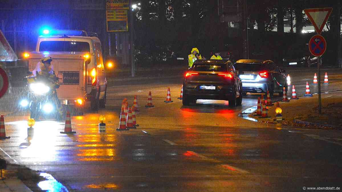 Verkehrskontrolle auf der B5: Polizei muss einige Ausreißer wieder einfangen