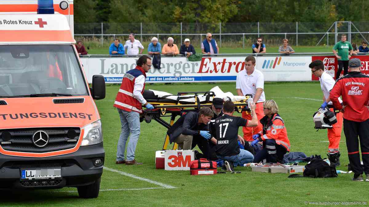 Krankenwagen im Dauereinsatz: Verletzungsserie beschäftigt Fußballer im Kreis Landsberg