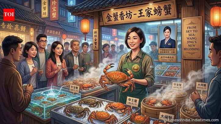 China woman quits flight attendant job after 12 years, returns home to sell crabs, earns Rs 14 lakh a day