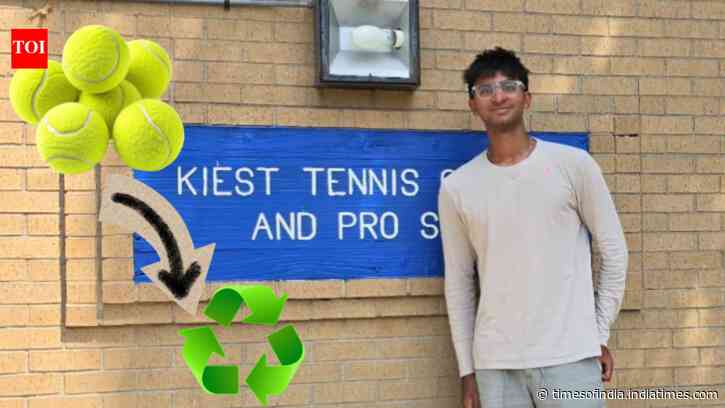 Meet Prem Kamasani: Indian-American teen proving discarded tennis balls can have a life beyond the court