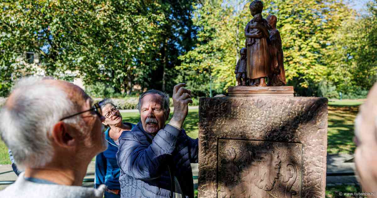 Vernield historisch kunstwerk weer terug in Van Heekpark: ‘Minder schade dan verwacht’