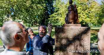 Vernield historisch kunstwerk weer terug in Van Heekpark: ‘Minder schade dan verwacht’