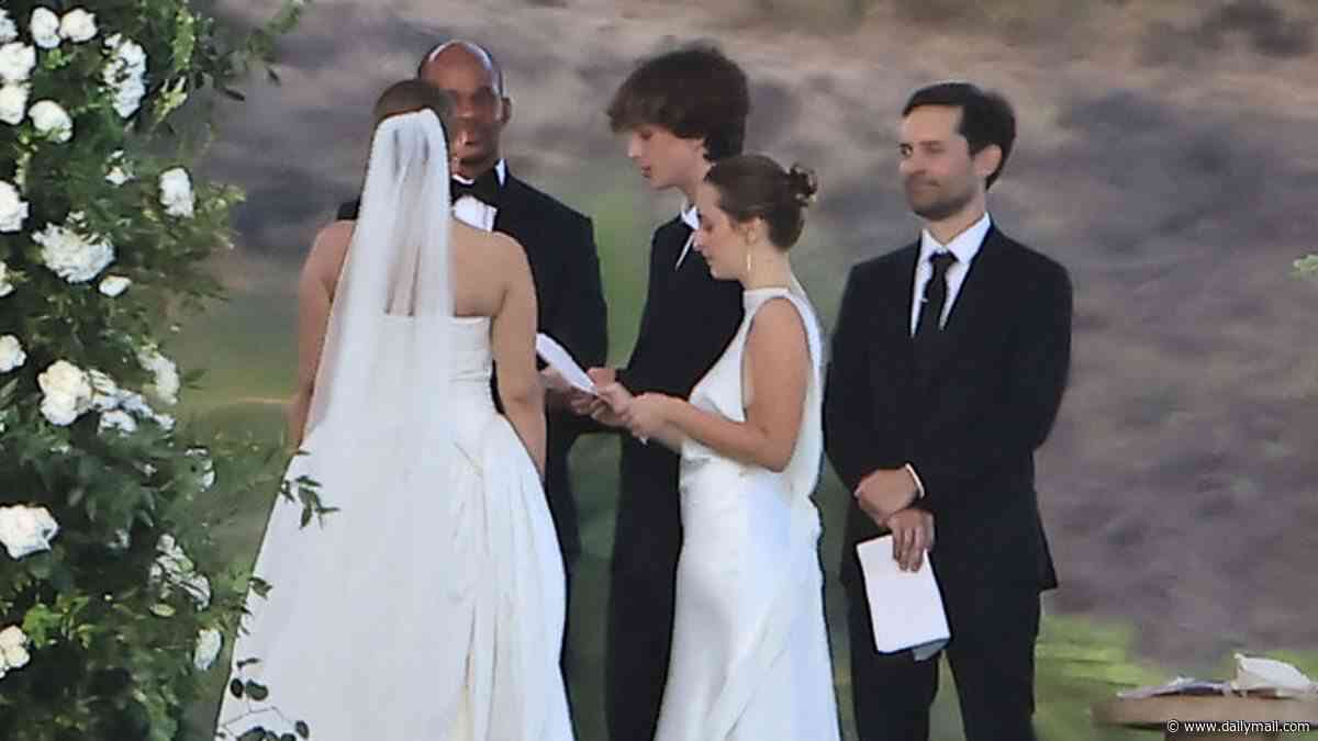Hollywood's friendliest exes: The former flames who have remained close after splitting as Tobey Maguire officiates ex Jennifer Meyer's wedding to billionaire heir