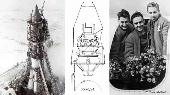 On this day in space! Oct. 12, 1964: The Soviet Union launches Voskhod 1, the 1st multi-person cosmonaut crew, into space