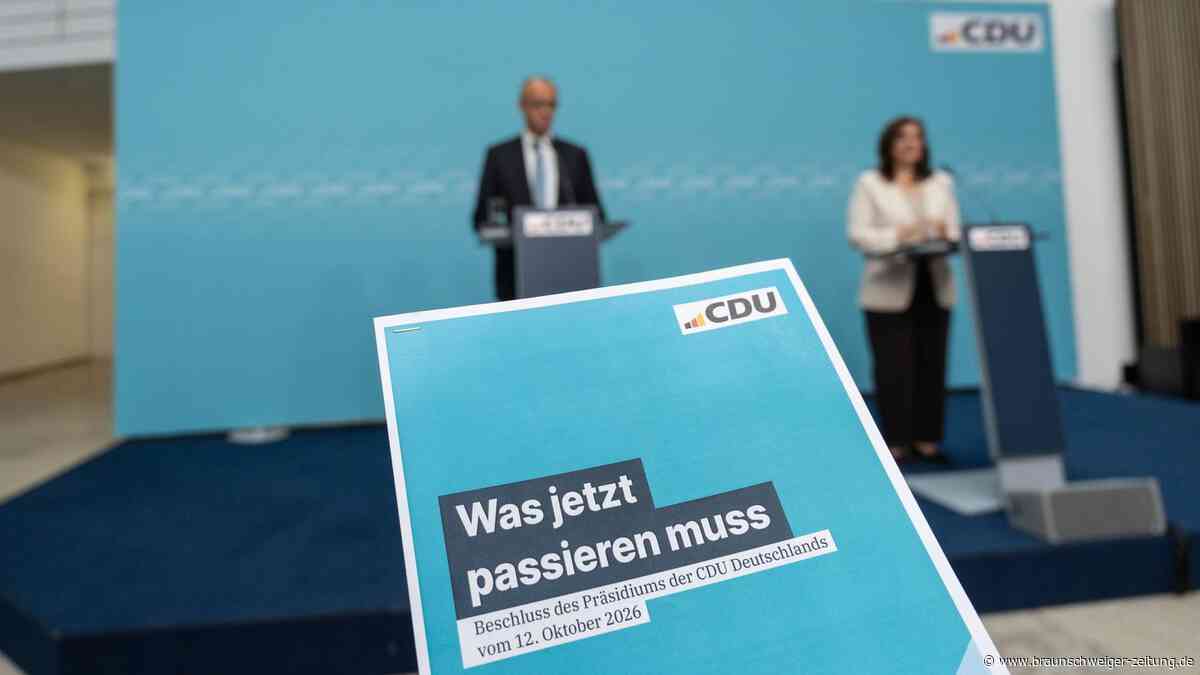 CDU legt neue Forderungen vor: Was die Partei jetzt plant im Wortlaut