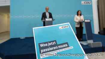 CDU legt neue Forderungen vor: Was die Partei jetzt plant im Wortlaut