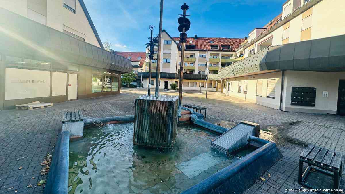 Der markante Brunnen bleibt im Stadtcenter in Vöhringen