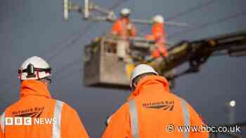 Rail disruption after overhead line fault