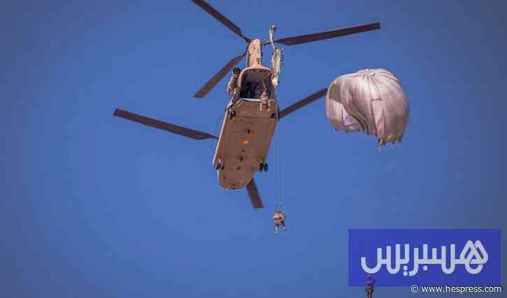 مروحية عسكرية تستنفر الأنظار بسبتة