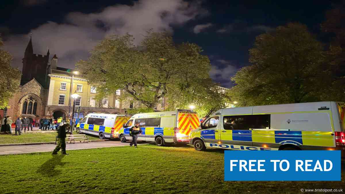 Police share update after College Green protests