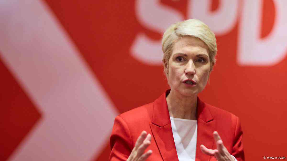 Suche nach neuer SPD-Spitze: Bas-Nachfolgerin? Schwesig will sich auf MV konzentrieren