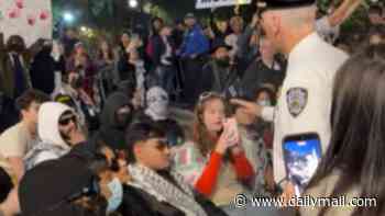 Woke NYC teacher with fondness for rainbow knitwear among posse who disrupted vigil to remember 1,200 murdered on October 7