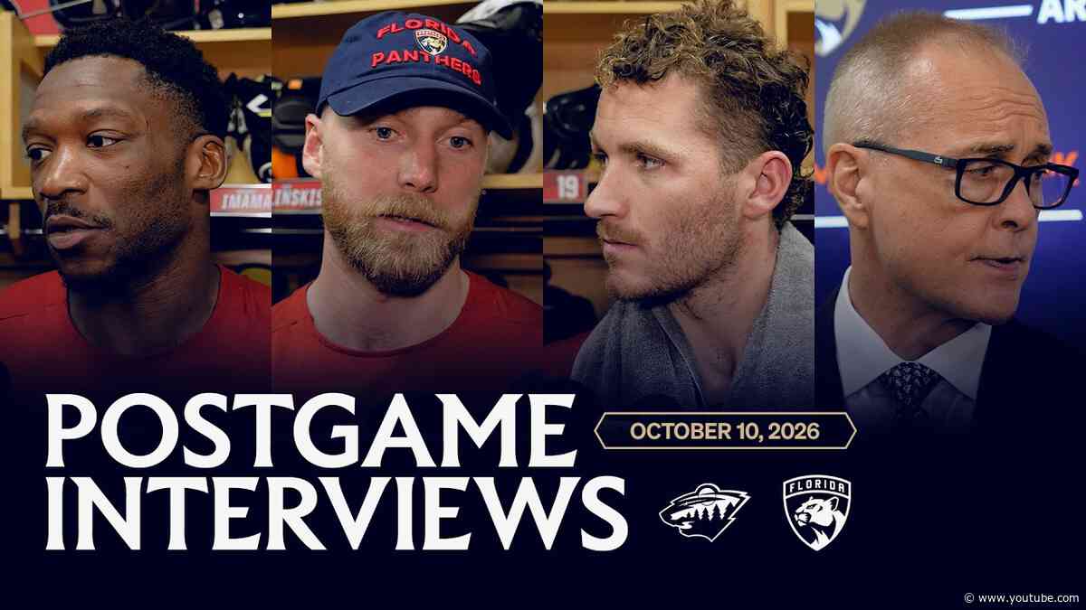 Postgame Reaction vs. Minnesota | 10.10.26