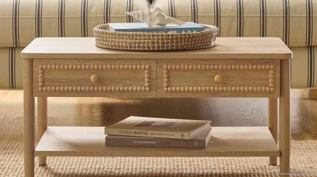 Dusk shoppers save £69 on 'very pretty' half price coffee table