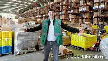 Teenager, 16, who ditched college to start his own business reveals how he's now making £750,000 a year selling TOWELS