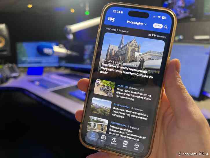 Haarlem105 voortaan ook in je broekzak: nieuwe nieuwsapp gelanceerd
