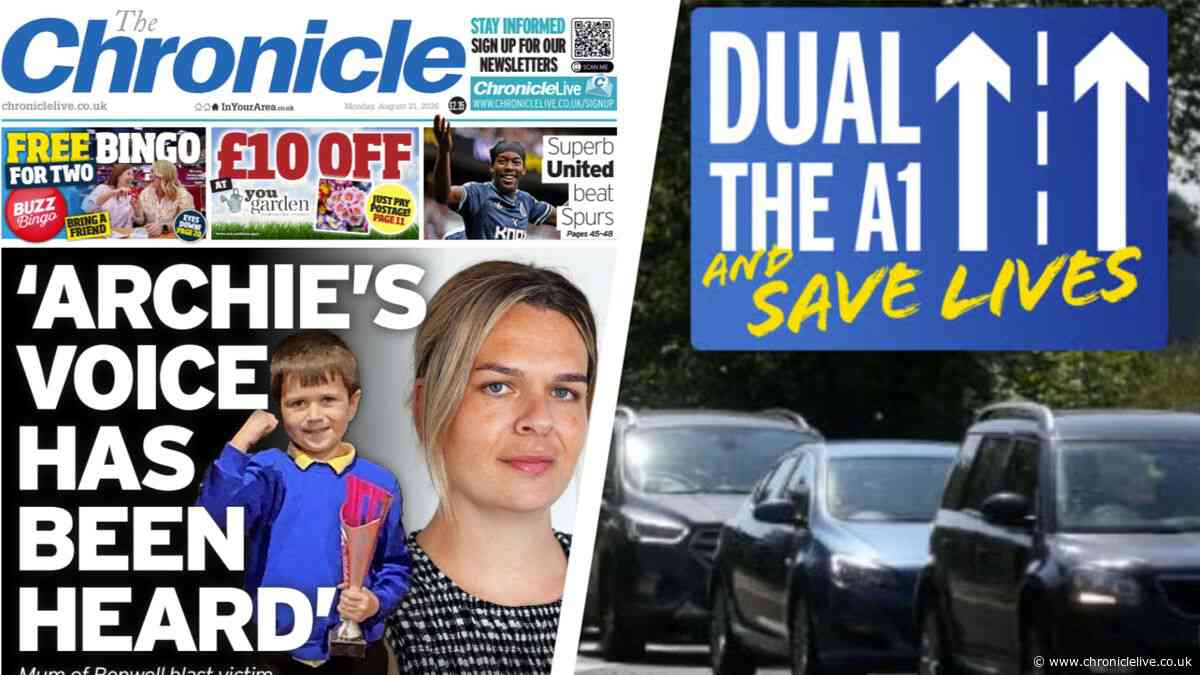Vote for Chronicle campaigns to keep child killers behind bars and dual the A1 in national awards