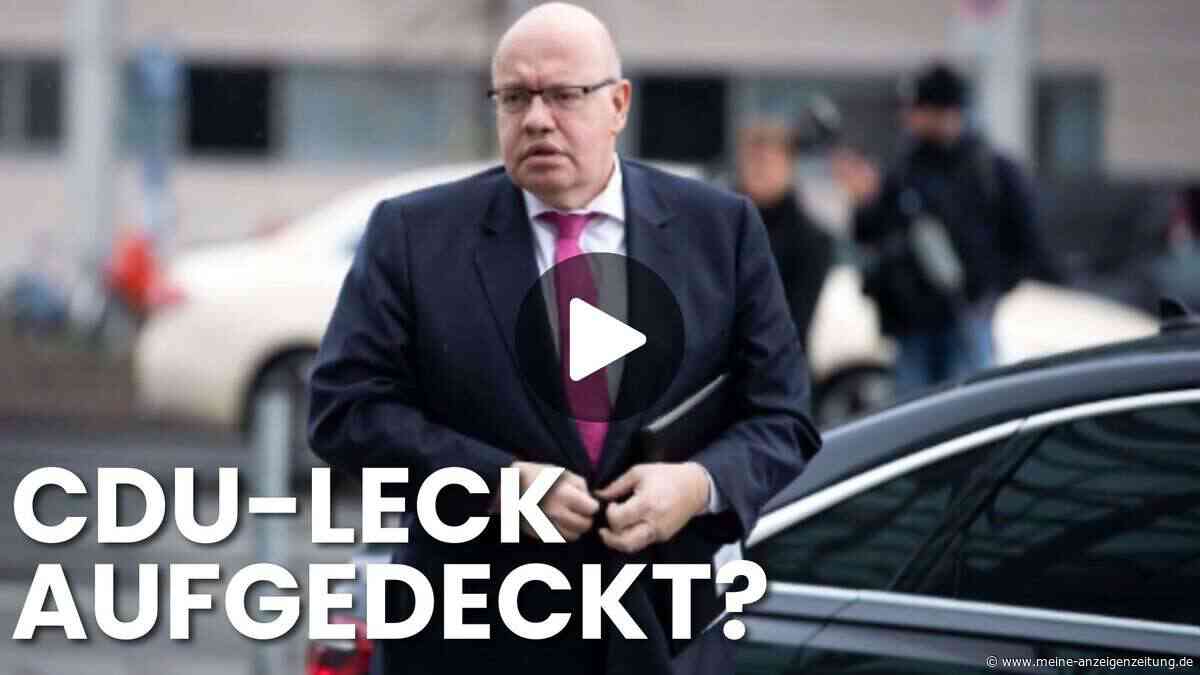 Altmaier deutet CDU‑Leck an – ein Politiker steht besonders im Fokus