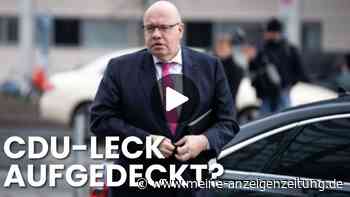 Altmaier deutet CDU‑Leck an – ein Politiker steht besonders im Fokus
