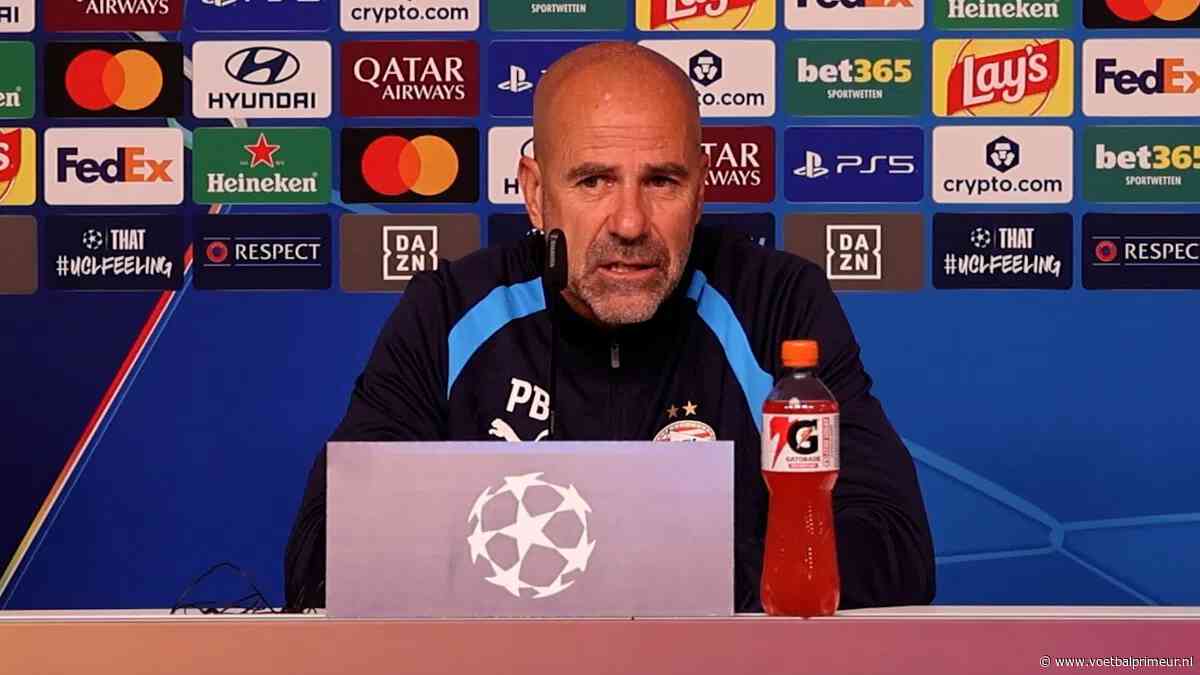 Bosz heeft vertrouwen in twee 'voetbalintelligente' PSV'ers: 'Die voelen dat aan'