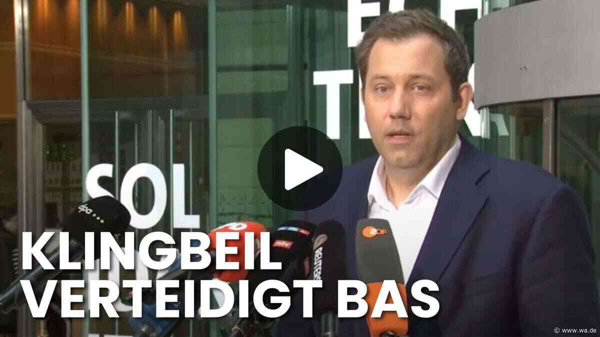 „Niemand sollte das ertragen müssen“: Klingbeil zu den Anfeindungen gegen Bärbel Bas