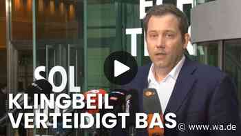 „Niemand sollte das ertragen müssen“: Klingbeil zu den Anfeindungen gegen Bärbel Bas