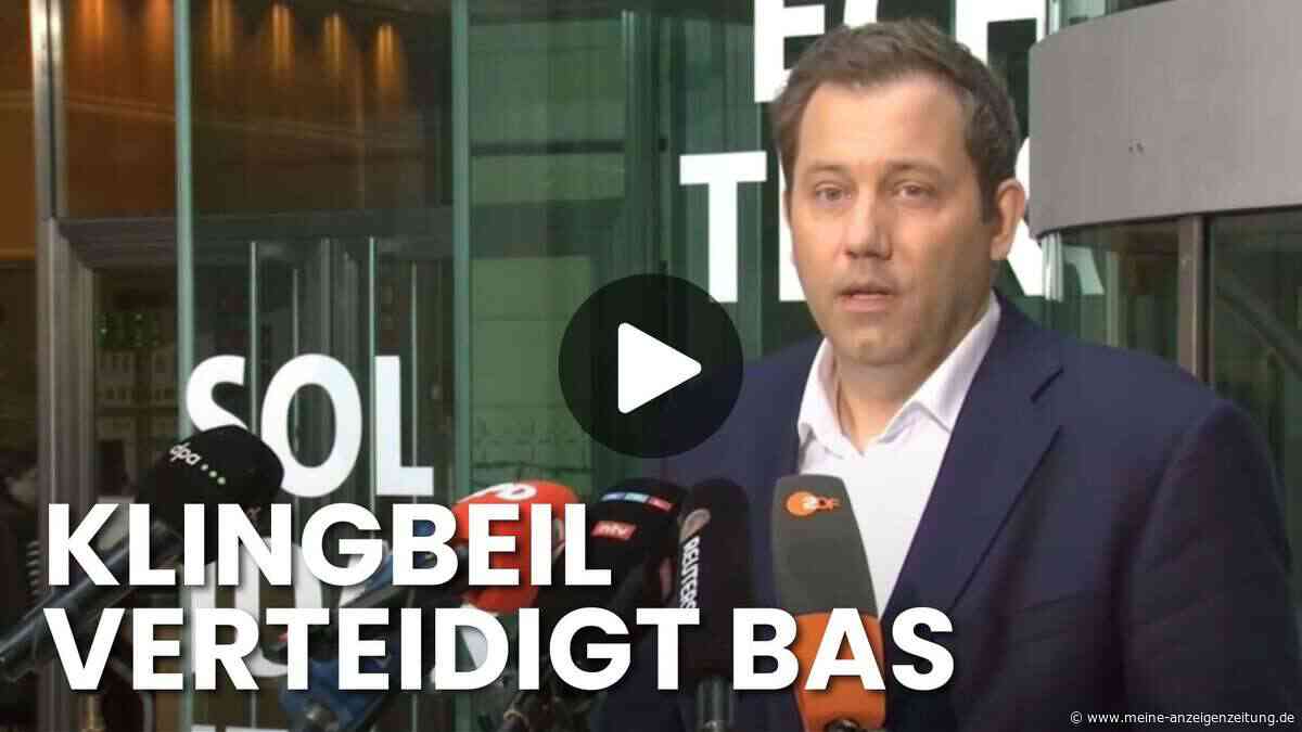 „Niemand sollte das ertragen müssen“: Klingbeil zu den Anfeindungen gegen Bärbel Bas