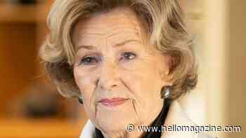 Heartbroken Queen Sonja pictured back at work after husband King Harald's funeral