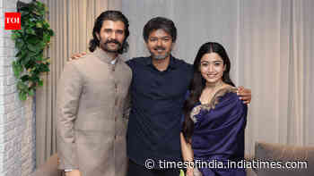 Vijay &amp; Rashmika meet CM Vijay ahead of 'Ranabaali' release