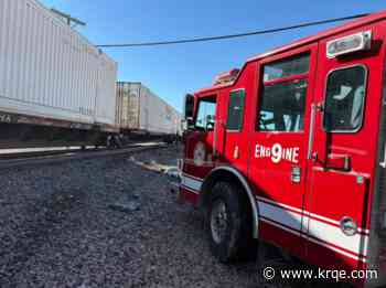 Valencia County Fire Dept. on scene of fatal crash between train and vehicle