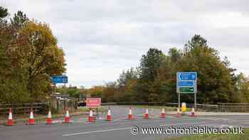 Woman in her 20s taken to Newcastle RVI after 'police led incident' which closed the A1 for hours