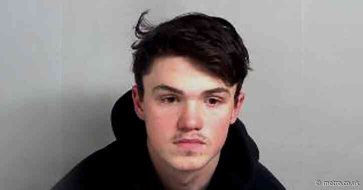 Moment rapist smirks to himself before attacking girl, 16, in train station toilets