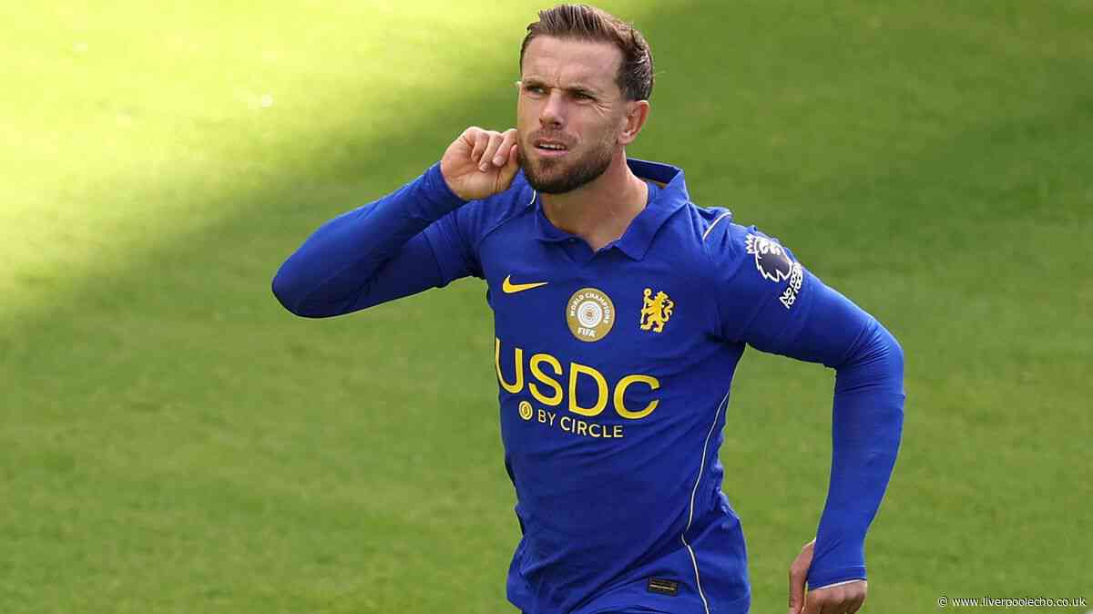 Jordan Henderson riles Liverpool supporters with Chelsea celebration gesture