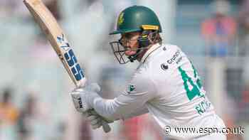 Rickelton and Stubbs in the spotlight as SA struggle again
