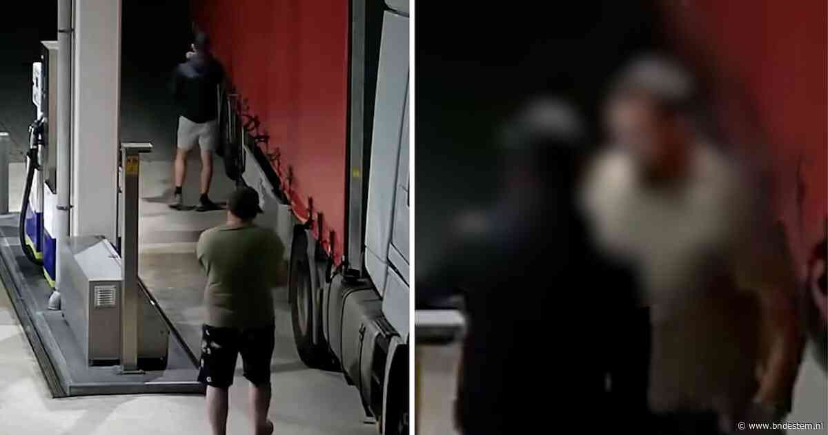 Twee mannen tanken vier uur lang bij onbemand station, dan verdwijnen ze met 22.000 liter
