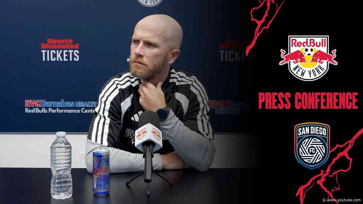 Michael Bradley Previews First-Ever Matchup vs. San Diego FC | Pre-Match Press Conference