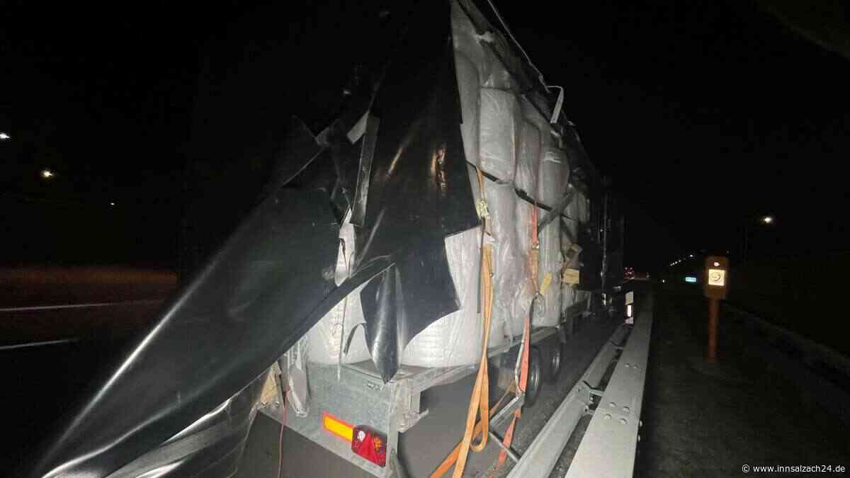 Lkw-Unfall auf der A94 führt zu Stau Richtung München